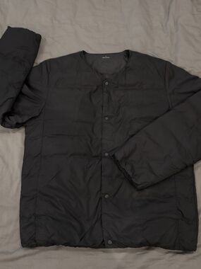 MUJI Lightweight Down Collarless Jacket